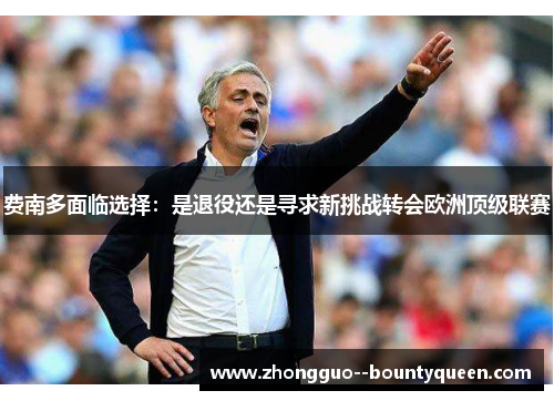 费南多面临选择：是退役还是寻求新挑战转会欧洲顶级联赛